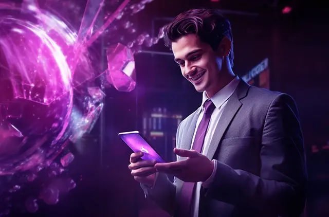 Antarmuka pemain di meja Caribbean Stud Poker slot 853 menampilkan kartu, tombol keputusan, dan riwayat taruhan